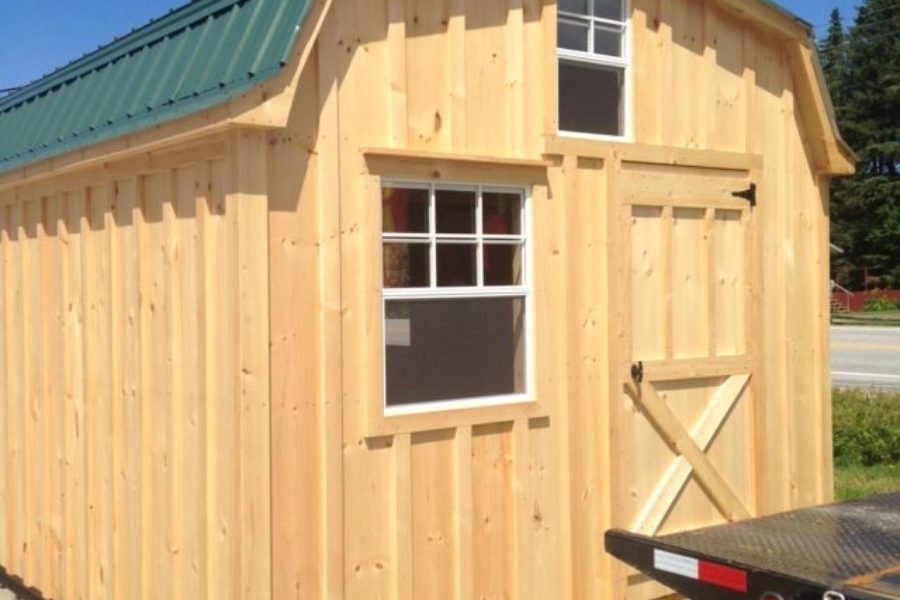 12 x 20 Barn Bunkhouse with Upper Loft