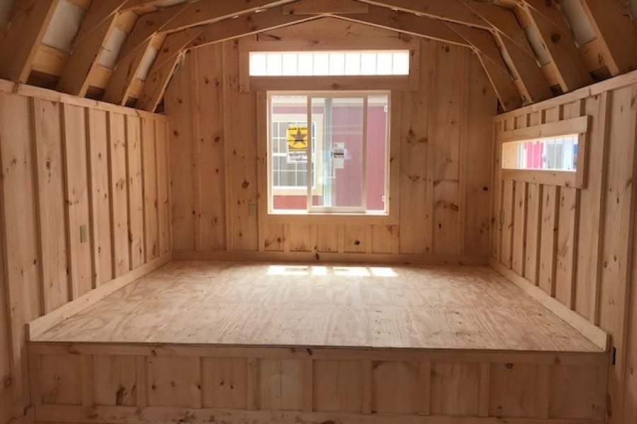 Bedroom Platform of 12 x 30 Barn Style Cottage