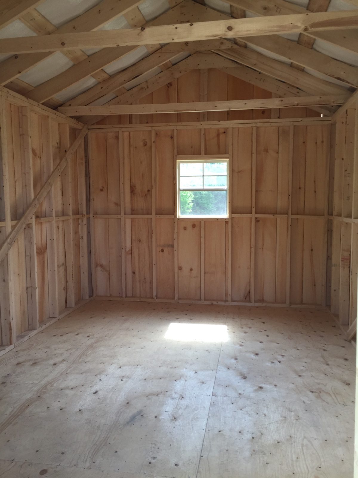 10x14 Inside View Gable Shed St. Pierre - Sheds Quebec ...