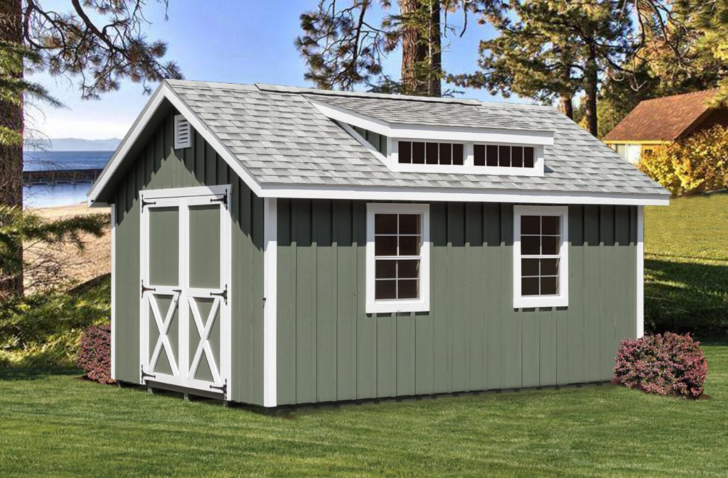 12x20 New England Shed With Dormer - Sheds Quebec | West Quebec Shed ...