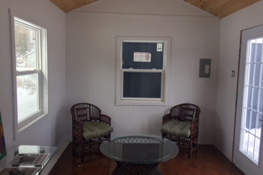 Inside View of 12 x 20 Cottage 2