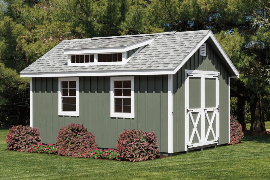 12×20 New England Shed With Dormer