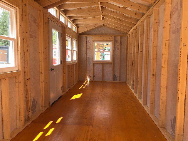 Inside Shed Build Views