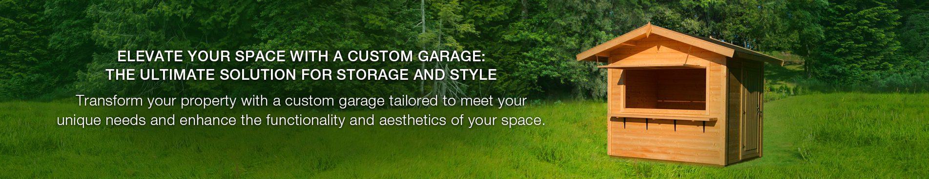Elevate Your Space with a Custom Garage: The Ultimate Solution for Storage and Style