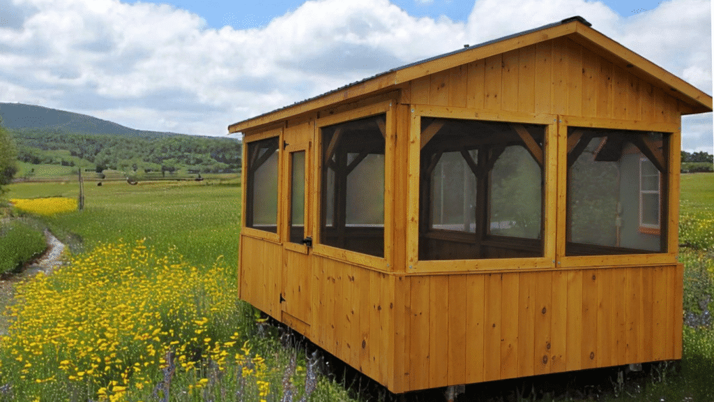 Screened In Gazebo