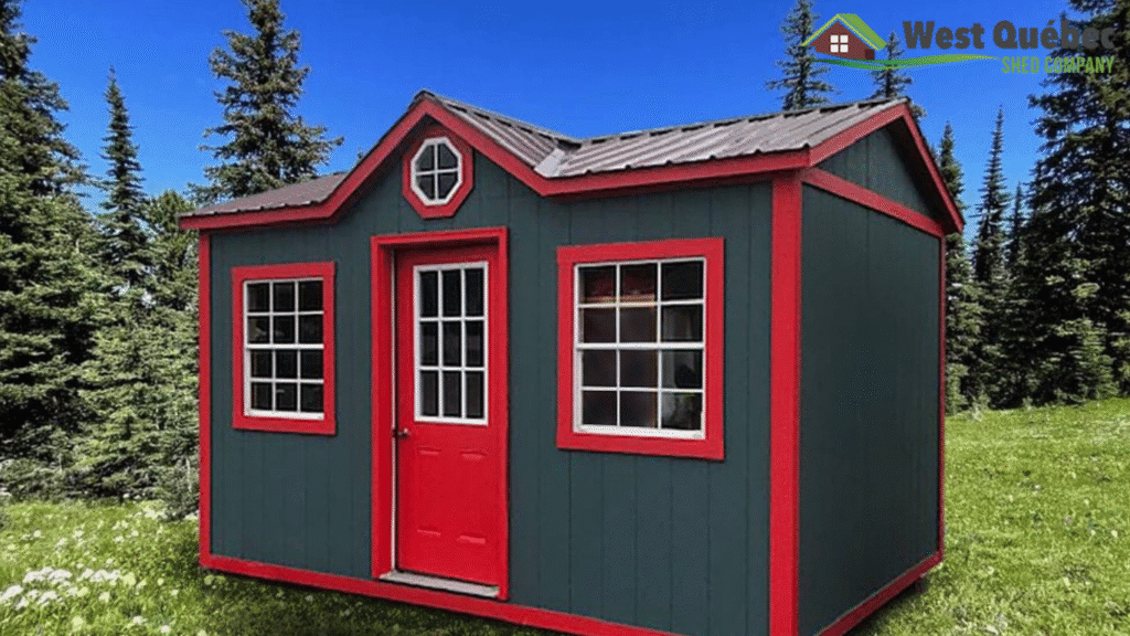 Bunkie with Front Windows and Standard Door