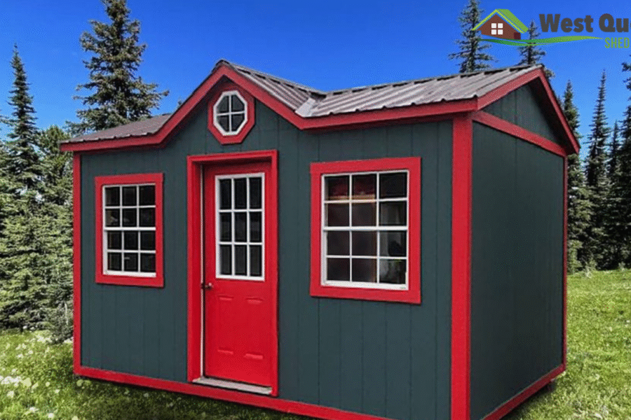 Bunkie with Front Windows and Standard Door