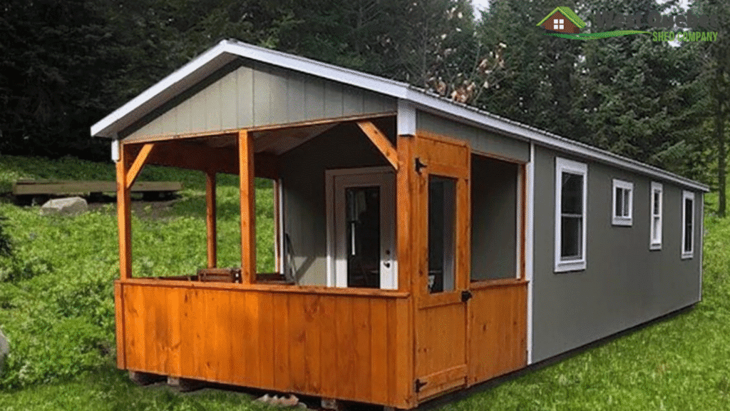 Cottage with Enclosed Front Porch