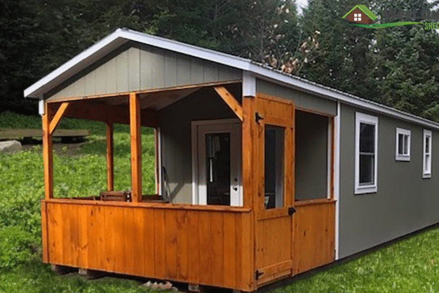 Cottage with Enclosed Front Porch