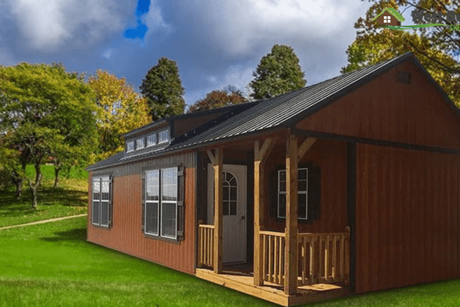 Cottage with Small Front Porch