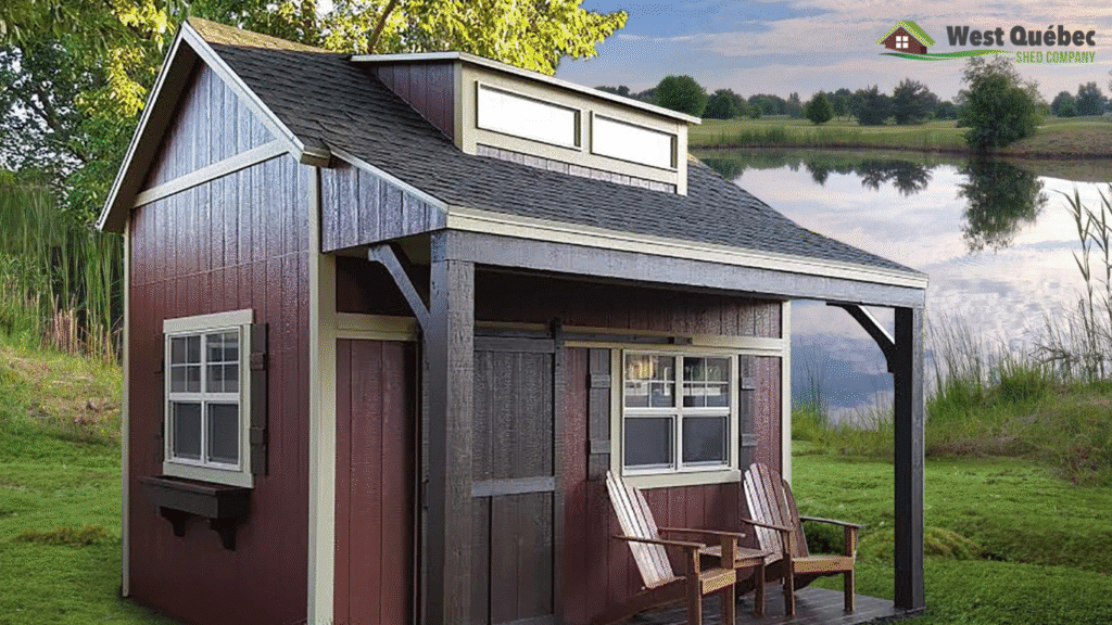 Bunkie with Barn Door and Porch