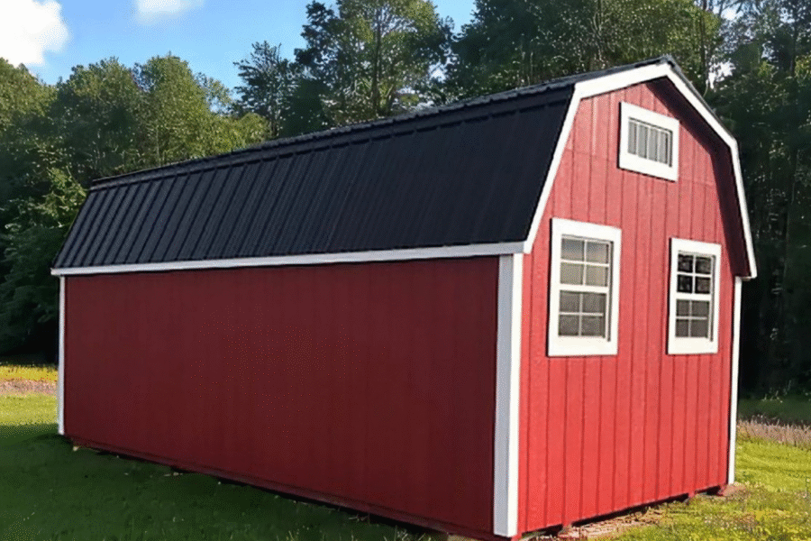 Red Barn Style Bunkhouse