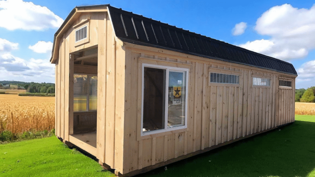 Barn Style Bunkie with Double Doors